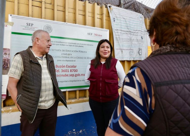 Lourdes Paz fortalece compromiso por la educación en Iztacalco: “Manita de Gato” transforma planteles escolares