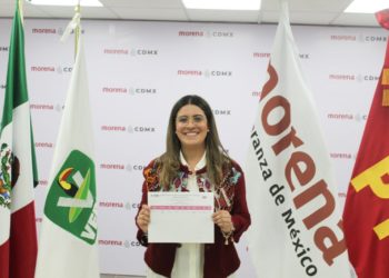 Ceci Vadillo registra su candidatura por el Distrito XIII de la Miguel Hidalgo por Morena
