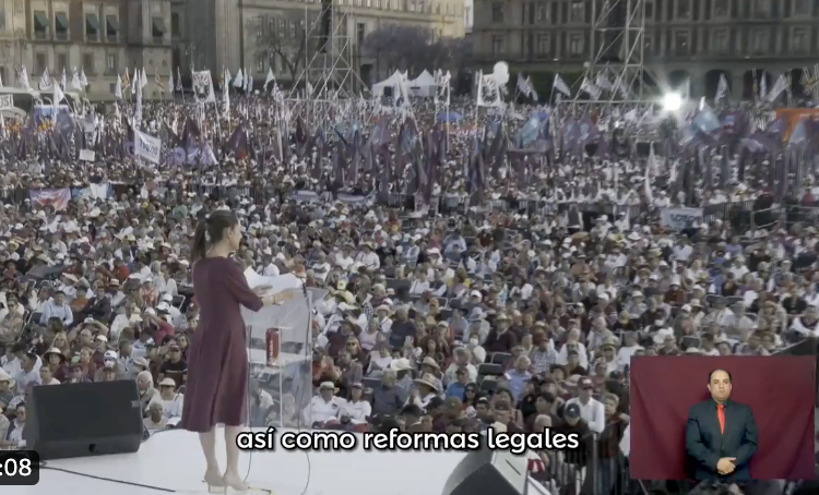 Sheinbaum envía mensaje de continuidad en arranque de campaña: “Vamos a cuidar su legado”