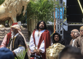 Asisten más 850 mil personas a la 181 representación del Viernes Santo en Iztapalapa