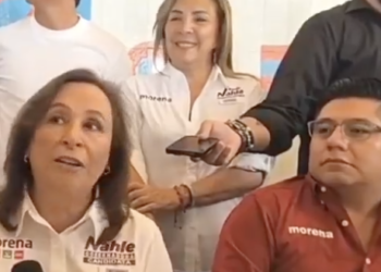 Que se vaya a Zacatecas, gritan a Rocío Nahle en arranque de campaña