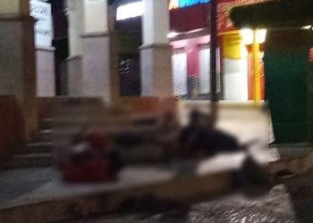 Abandonan 5 cuerpos frente a la presidencia municipal de Cárdenas, San Luis Potosí