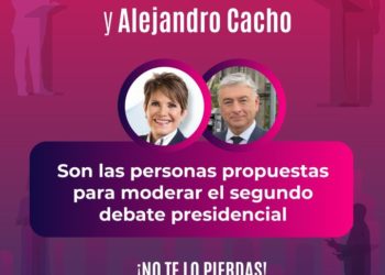 INE propone a Alejandro Cacho y Adriana Pérez Cañedo para moderar segundo debate presidencial