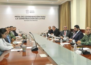 Estado de México celebró la 41ª. Mesa de Coordinación para la Construcción de la Paz