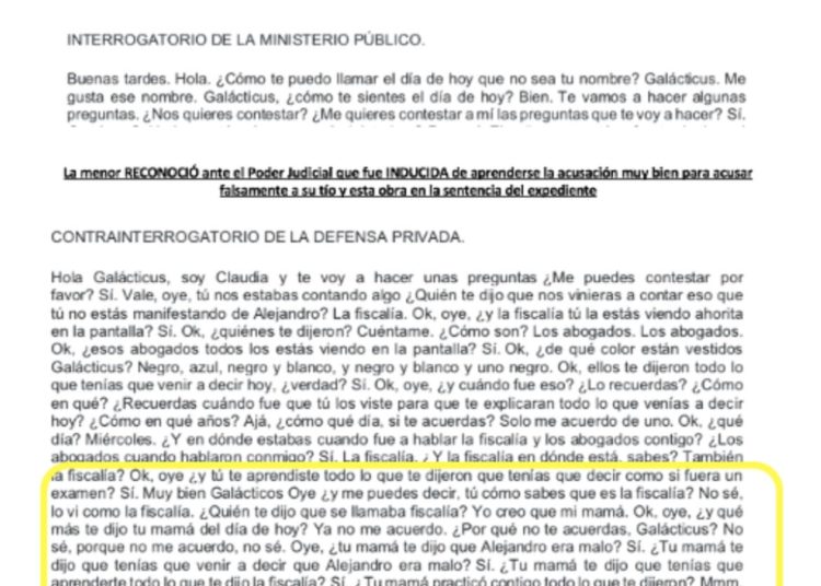 Abogados lamentan el actuar y falsedades de Victoria Figueiras, madre de menor presuntamente abusada