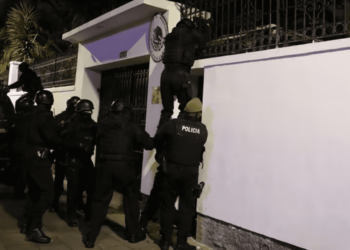 México suspende relaciones diplomáticas con Ecuador