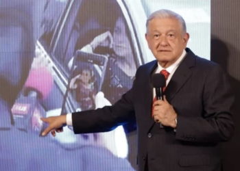 Retén de encapuchados que detuvo a Sheinbaum es propaganda: AMLO