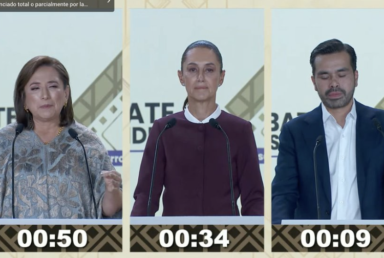 Cruzan Gálvez y Sheinbaum acusaciones sobre corrupción inmobiliaria en segundo debate