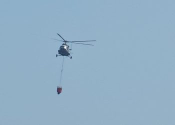 Apoya Sedena en combate de incendio en Acapulco