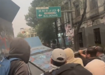 “No caeremos en provocaciones”, reitera Luisa María Alcalde tras manifestación de normalistas