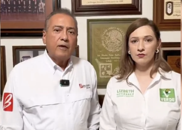 Lizbeth Gutiérrez, candidata del Partido Verde Ecologista de México (PVEM) al Senado por Sonora, denunció a su delegado por violencia política y promovió el voto en favor de Manlio Fabio Beltrones, quien aspira al mismo escaño pero por partidos de Oposición.