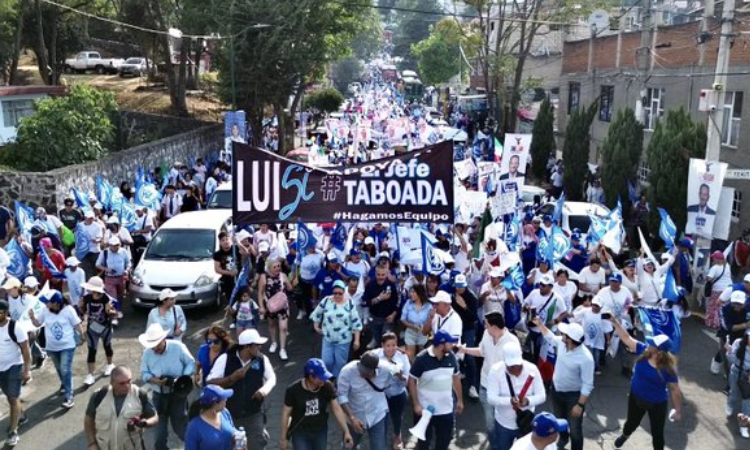 “Vamos a despertar el 2 de junio de la pesadilla de 27 años en la CDMX”, dice Taboada desde Tlalpan