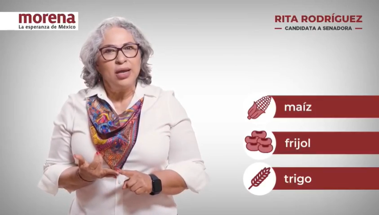 “Sin maíz, no hay país”: Rita Rodríguez reitera su compromiso