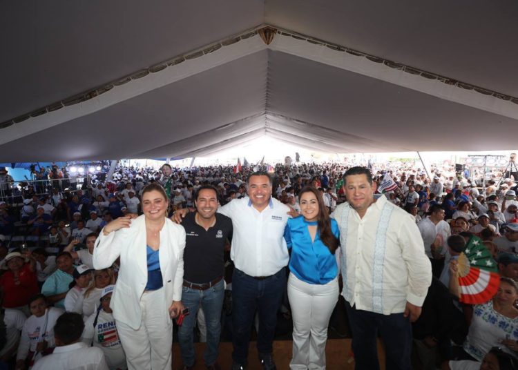 Apoya Mauricio Vila Dosal a candidatos del PAN en Yucatán, da espaldarazo a Renán Barrera