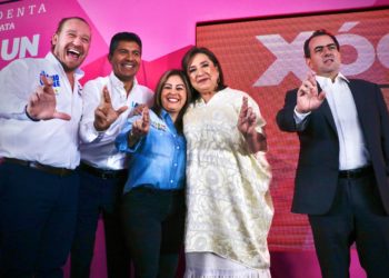Lucy Meza firma Compromiso Nacional por la Paz en mancuerna con Xóchitl Gálvez y futuros gobernadores