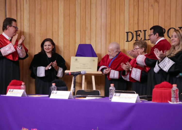 Otorga TEPJF doctorado Honoris causa al exmagistrado José Alejandro Luna Ramos