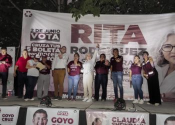 Rita Ozalia Rodríguez lleva un mensaje de transformación a diversos municipios en San Luis Potosí
