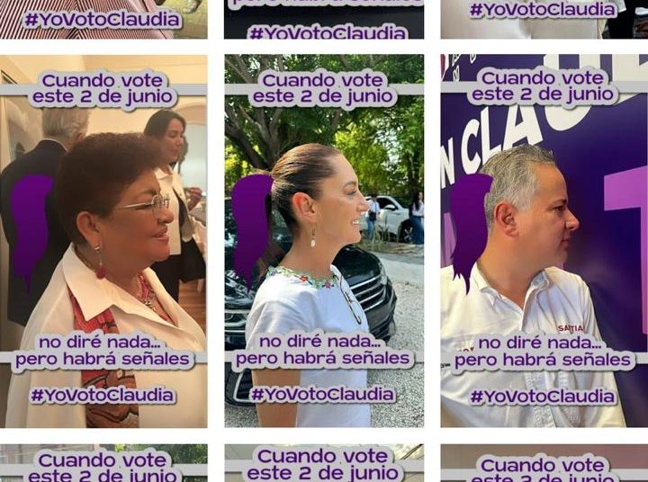 “El 2 de junio no diré nada pero habrá señales con Claudia Sheinbaum” tendencia a la que se unen figuras políticas y artísticas