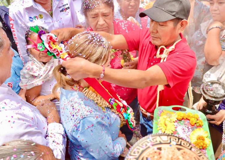 Lucy Meza exhorta a los pueblos del poniente a votar y defender su sufragio
