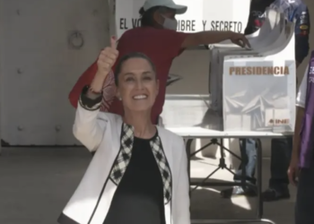 Claudia Sheinbaum vota en Tlalpan; se dice contenta y confiada