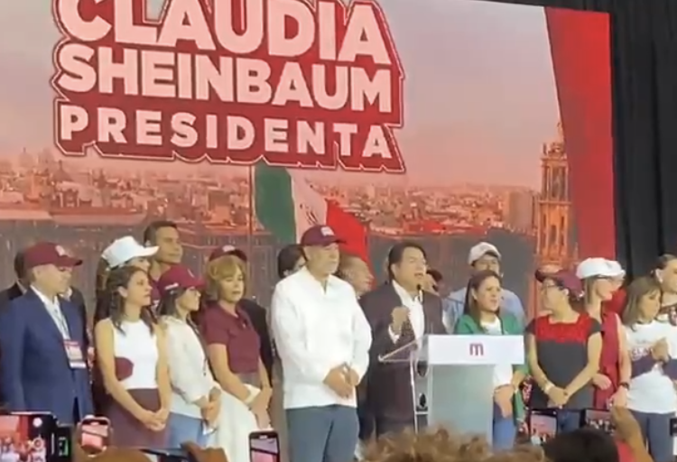 Mario Delgado anuncia triunfo de Claudia Sheinbaum de acuerdo con encuestas de salida