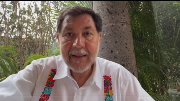 Noroña lanza reproche a Ricardo ‘El Pollo’ Gallardo: “Se está viendo el ombligo en SLP”