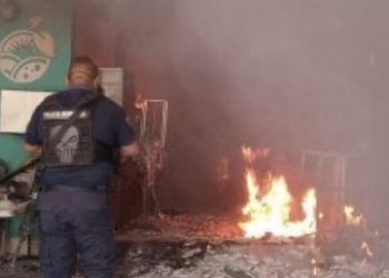 Lanzan explosivo a tienda del alcalde electo en Tarimoro, Guanajuato