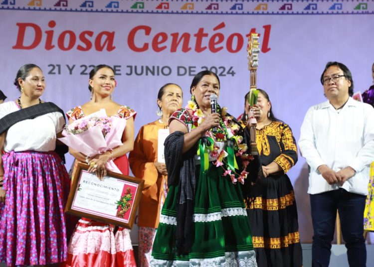 ¡De Santiago Juxtlahuaca, la Diosa Centéotl 2024!