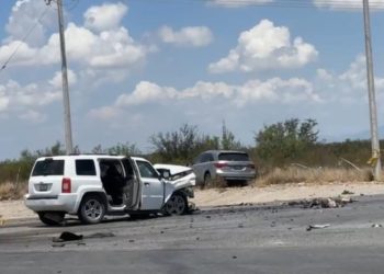 Se accidenta convoy donde viajaba Claudia Sheinbaum en Coahuila; una mujer pierde la vida