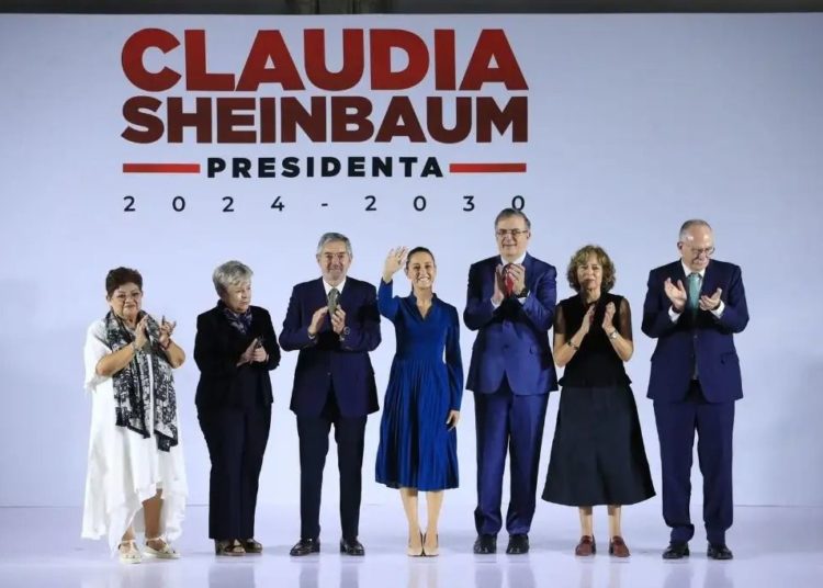 Presenta Sheinbaum primeros integrantes de su Gabinete: Van Ebrard, Juan Ramón, Rosaura, Bárcena, Berdegué y Godoy