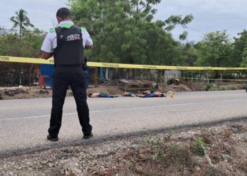 Encuentran cinco hombres sin vida en la carretera federal Acapulco-Zihuatanejo