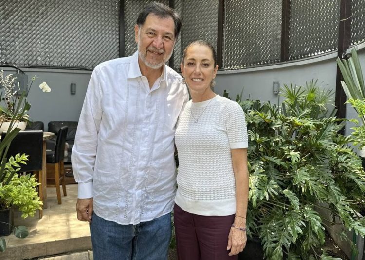 Noroña se enfrenta con Morena y la presidenta electa por incumplir acuerdos de corcholatas