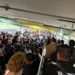 Reportan aglomeraciones en el Metro por las lluvias