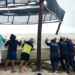 A unas horas del impacto del huracán Beryl evacúan la isla de Holbox