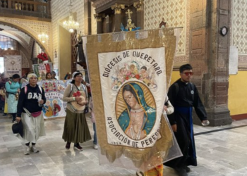 Recibe municipio de San Juan del Río la Peregrinación de Querétaro al Tepeyac 2024