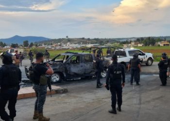 Atacan comandancia y queman patrulla en el municipio de Purépero, Michoacán
