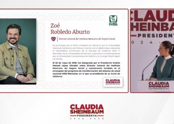 Zoé Robledo se mantendrá frente la IMSS en el sexenio de Sheinbaum