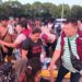Caravana migrante llega al municipio de Escuintla, en Chiapas