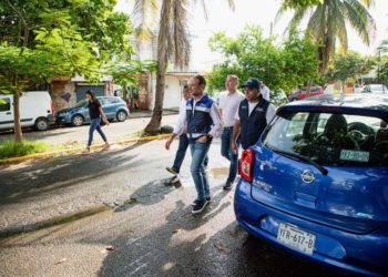 Reafirma Juan Manuel Unanue compromiso con el entorno urbano de Boca del Río