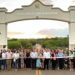 Alcalde de Badiraguato inaugura arco de bienvenida en Llano de los Rochín