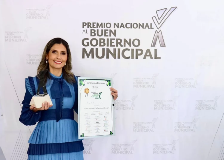 Reconocen a Margarita Moreno como la mejor alcaldesa del país