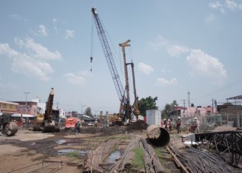 Construcción del teleférico de Uruapan, con avance del 46%