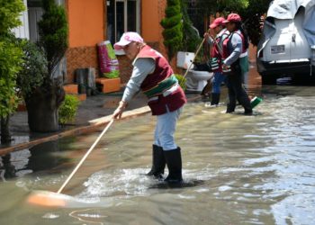 Atiende Gobierno de Neza contingencia por fuertes lluvias