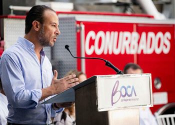 Reconoce alcalde Juan Manuel Unánue dedicación y heroísmo de los bomberos boqueños en su día