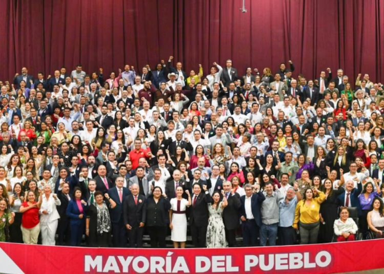 Celebra Morena supermayoría en el Congreso