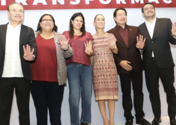 Confirman a Luisa Alcalde como nueva presidenta de Morena y a Andrés López Beltrán como secretario de Organización