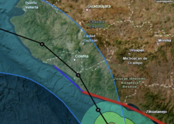 ‘John’ vuelve a ser huracán categoría 1; alerta en municipios costeros de Guerrero, Michoacán y Colima
