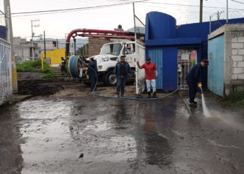 Avanza GEM con labores de limpieza y sanitización en Coacalco, Tlalnepantla y Ecatepec, municipios afectados por las lluvias