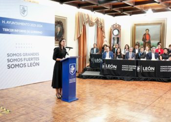 Rinde alcaldesa de León tercer informe de Gobierno