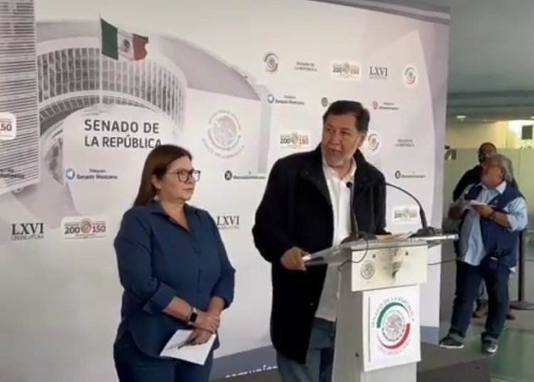 No hay poder sobre la tierra que detenga el proceso legislativo, afirma Fernández Noroña al recibir minuta de reforma judicial